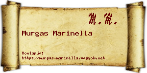 Murgas Marinella névjegykártya